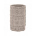 Spirella Vaso de Porcelana RELIEF Beige Spirella