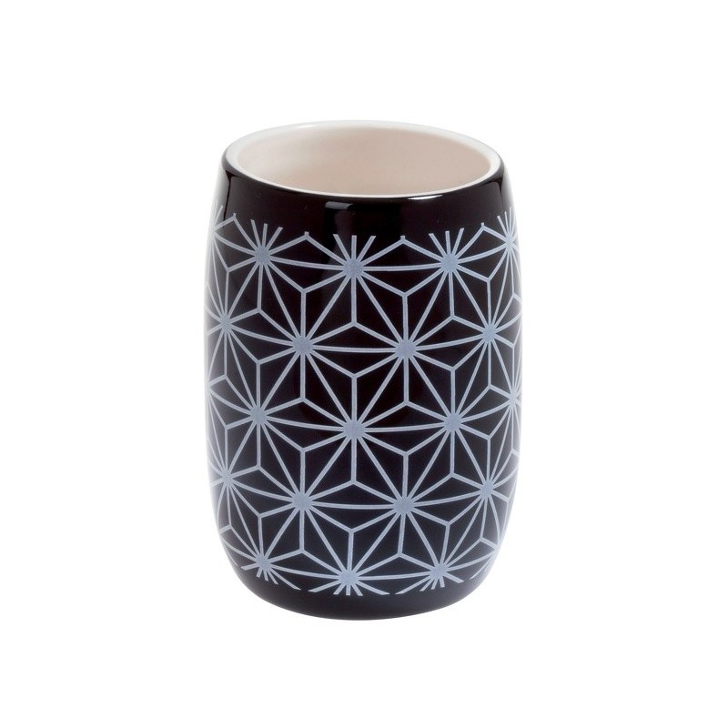 Gobelet Céramique STAR Noir Spirella Spirella