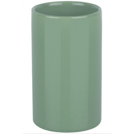 Spirella Vaso cerámica TUBE verde musgo Spirella