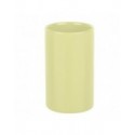 Gobelet Céramique TUBE Jaune Clair Spirella Spirella