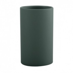 Spirella Vaso cerámica TUBE-MATT Verde Oscuro Mate Spirella