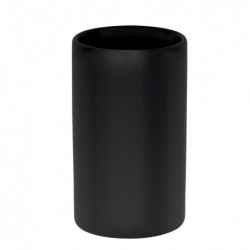 Spirella Vaso cerámica TUBE-MATT Negro Mate Spirella