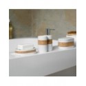 Spirella Gobelet Porcelaine TUBE NATURE Blanc & Beige Spirella