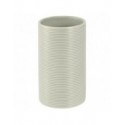 Spirella Gobelet Céramique TUBE RIBBED Beige Spirella