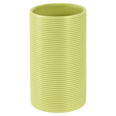 Spirella Gobelet Céramique TUBE RIBBED Pistache Spirella
