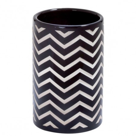 Gobelet Céramique WAVE Noir & Blanc Spirella Spirella