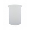 Gobelet Verre YOKO Misty Blanc Spirella Spirella