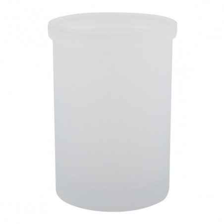 Gobelet Verre YOKO Misty Blanc Spirella Spirella