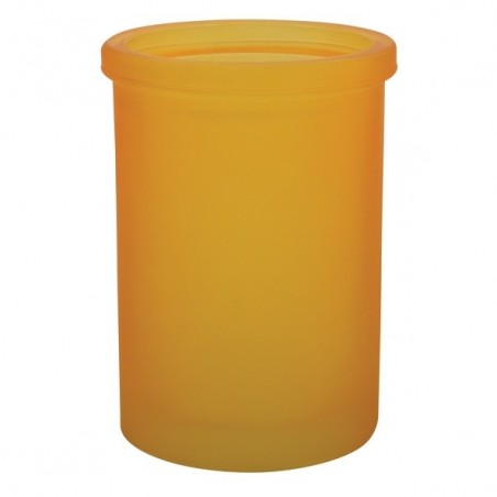 Spirella Vaso de vidrio YOKO Amarillo Misty Spirella