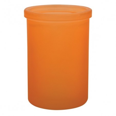 Spirella Vaso de Vidrio YOKO Naranja Misty Spirella