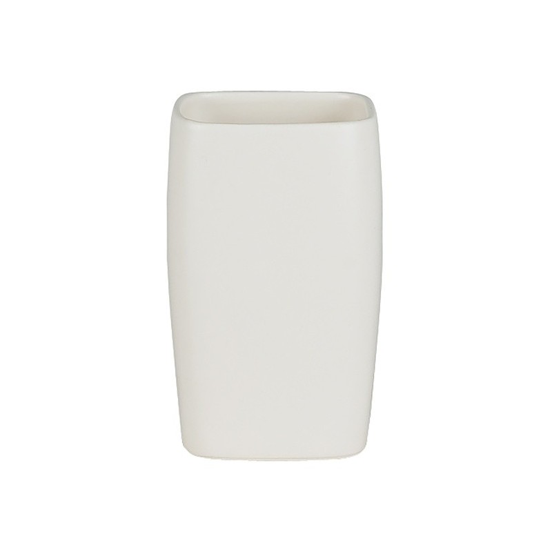 spirella Gobelet Céramique RETRO Blanc Spirella