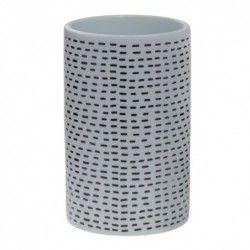 Spirella Vaso de Porcelana INES Blanco y Negro Spirella