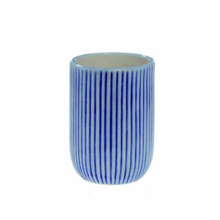 Spirella Vaso cerámica MYKONOS Azul Spirella