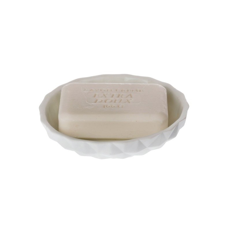 Porte savon Porcelaine ALISON Blanc Spirella Spirella