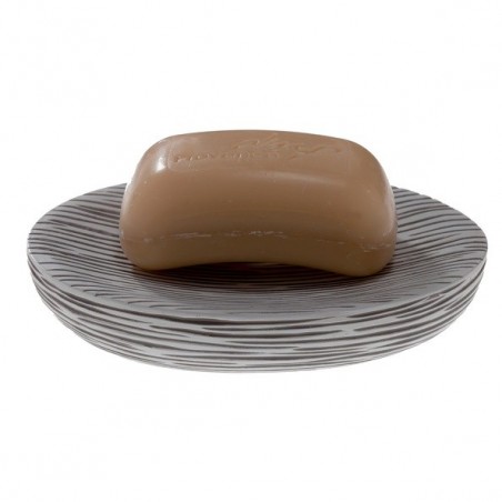 Porte savon savon Polyrésine HOLLIS Gris & Blanc Spirella Spirella