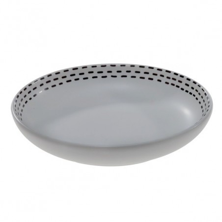Porte savon Porcelaine INES Noir & Blanc Spirella Spirella