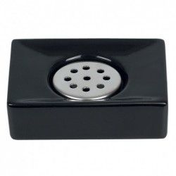 Porte savon Céramique QUADRO Noir Spirella Spirella