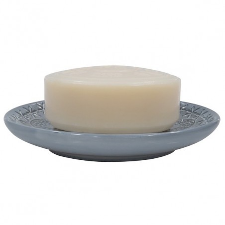 Porte savon Porcelaine RELIEF Gris Spirella Spirella