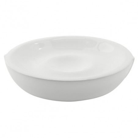Elements by Spirella porte savon Céramique SENSE White shinny Spirella