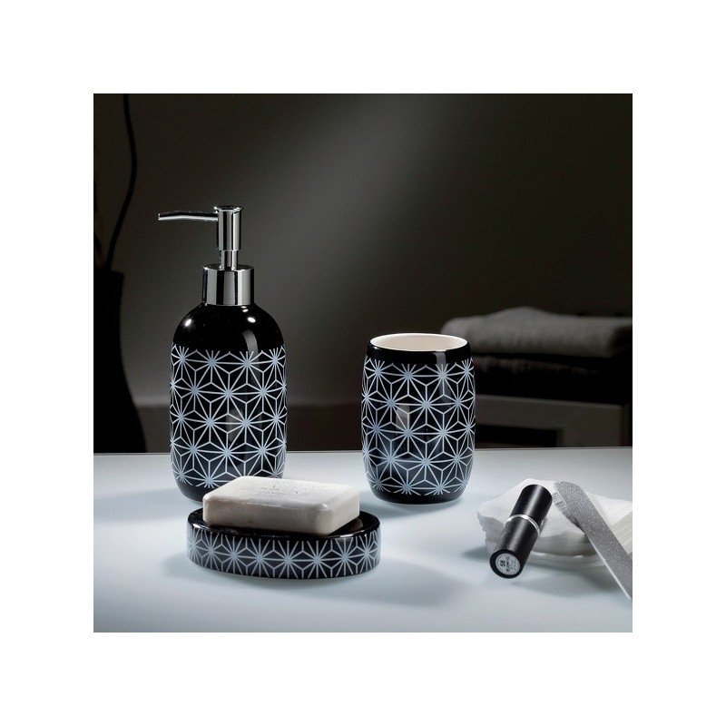 Porte savon Céramique STAR Noir Spirella Spirella