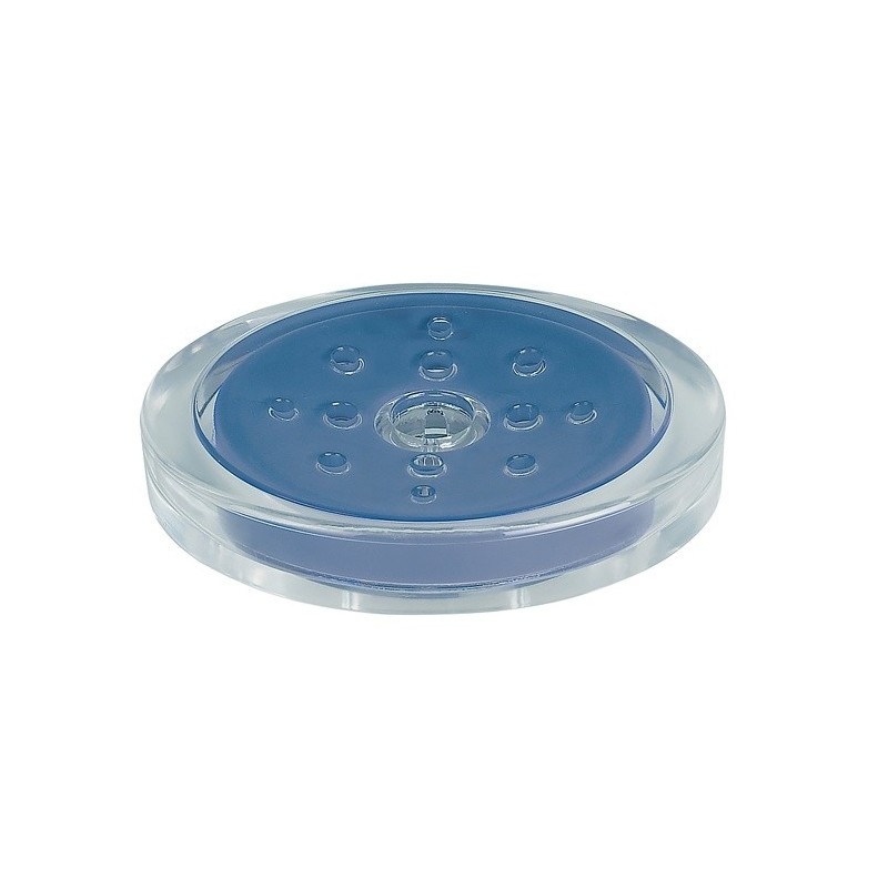 Porte savon Acrylique SYDNEY Bleu Denim Spirella Spirella