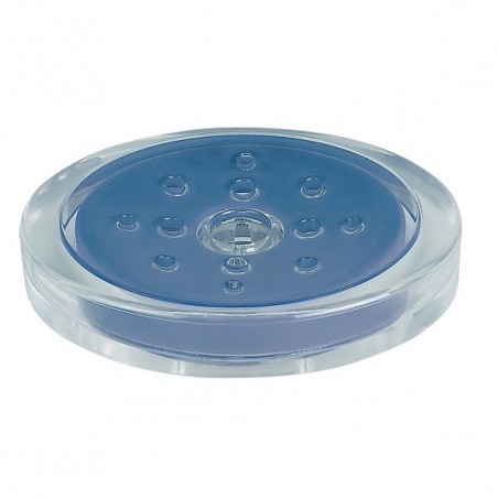 Porte savon Acrylique SYDNEY Bleu Denim Spirella Spirella