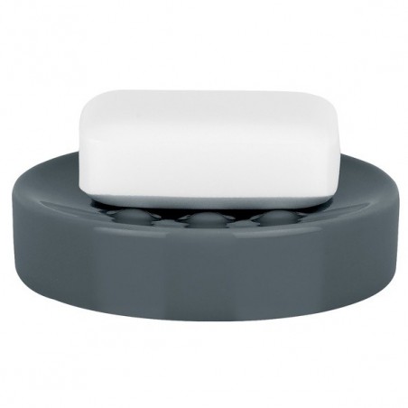 Spirella Porte savon Céramique TUBE Gris Foncé Spirella