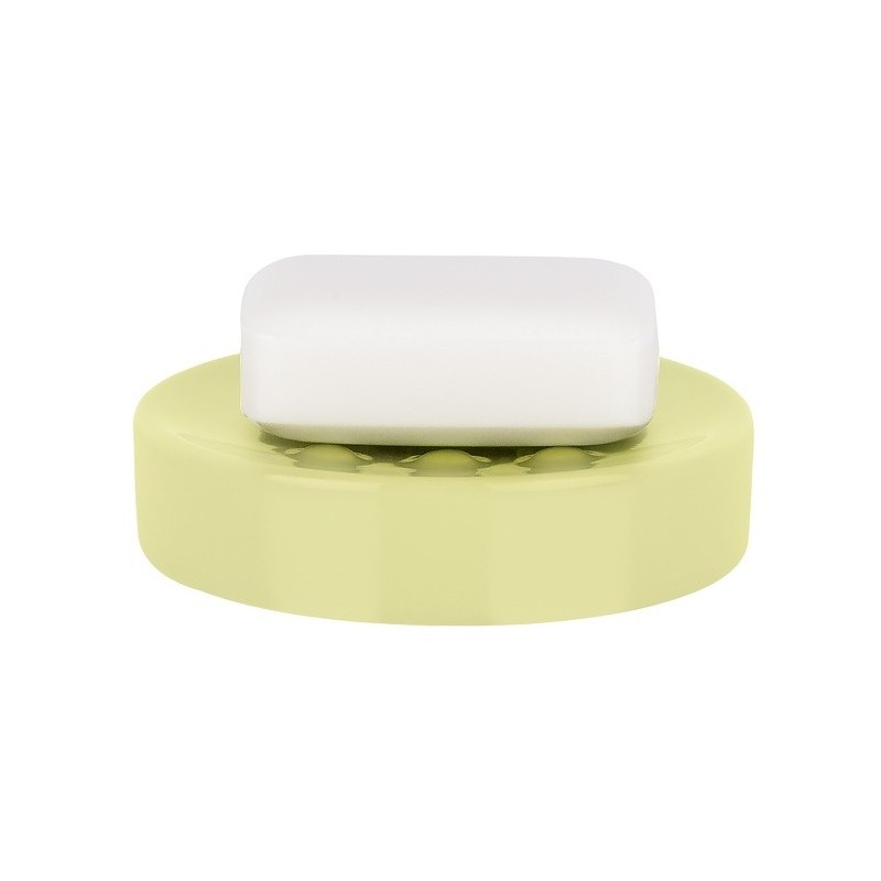 Porte savon Céramique TUBE Jaune Clair Spirella Spirella