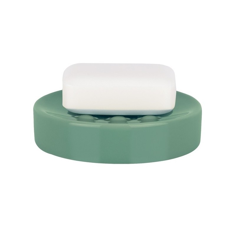 spirella Porte savon Céramique TUBE Vert Mousse Spirella