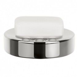 Porte savon Porcelaine TUBE Chromé Spirella Spirella
