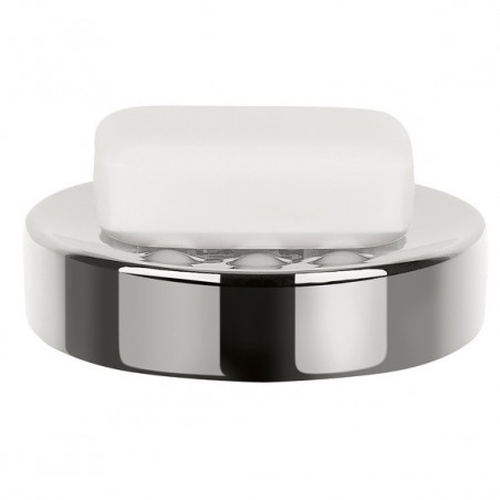 Spirella Porte savon Porcelaine TUBE Chromé Spirella