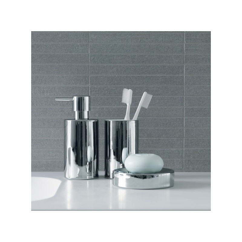 Spirella Porte savon Porcelaine TUBE Chromé Spirella
