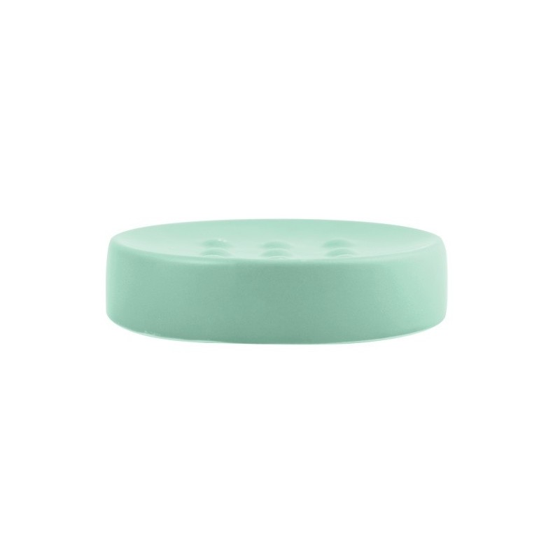 Porte savon Céramique TUBE-matT Vert glacé mat Spirella Spirella