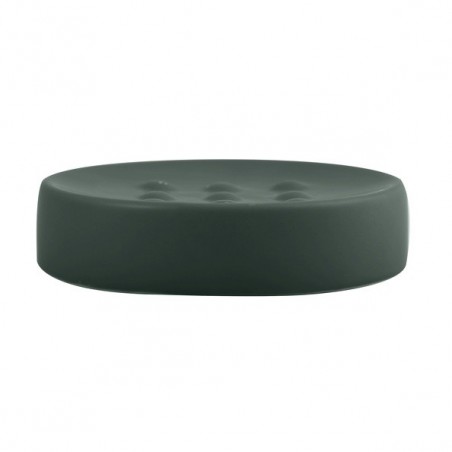 Porte savon Céramique TUBE-matT Vert Foncé mat Spirella Spirella