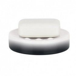 Porte savon Céramique TUBE GRADIENT Noir Spirella Spirella