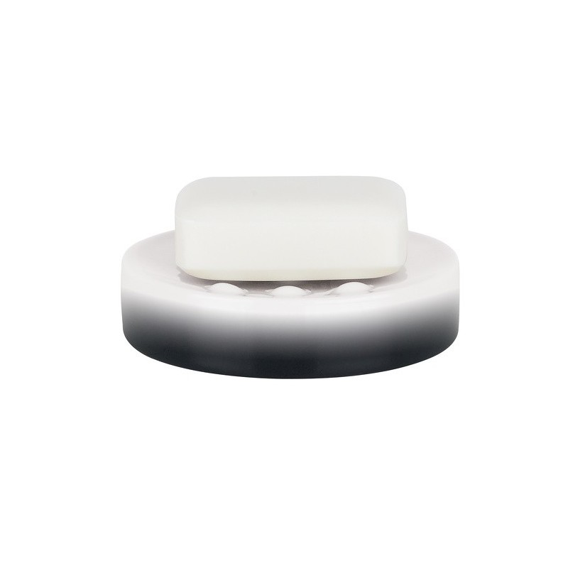 spirella Porte savon Céramique TUBE GRADIENT Noir Spirella