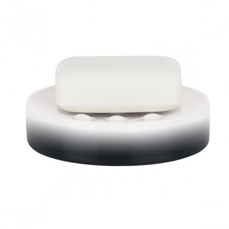 Porte savon Céramique TUBE GRADIENT Noir Spirella Spirella