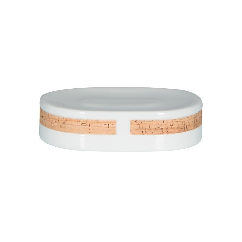 Spirella Porte savon Porcelaine TUBE NATURE Blanc & Beige Spirella