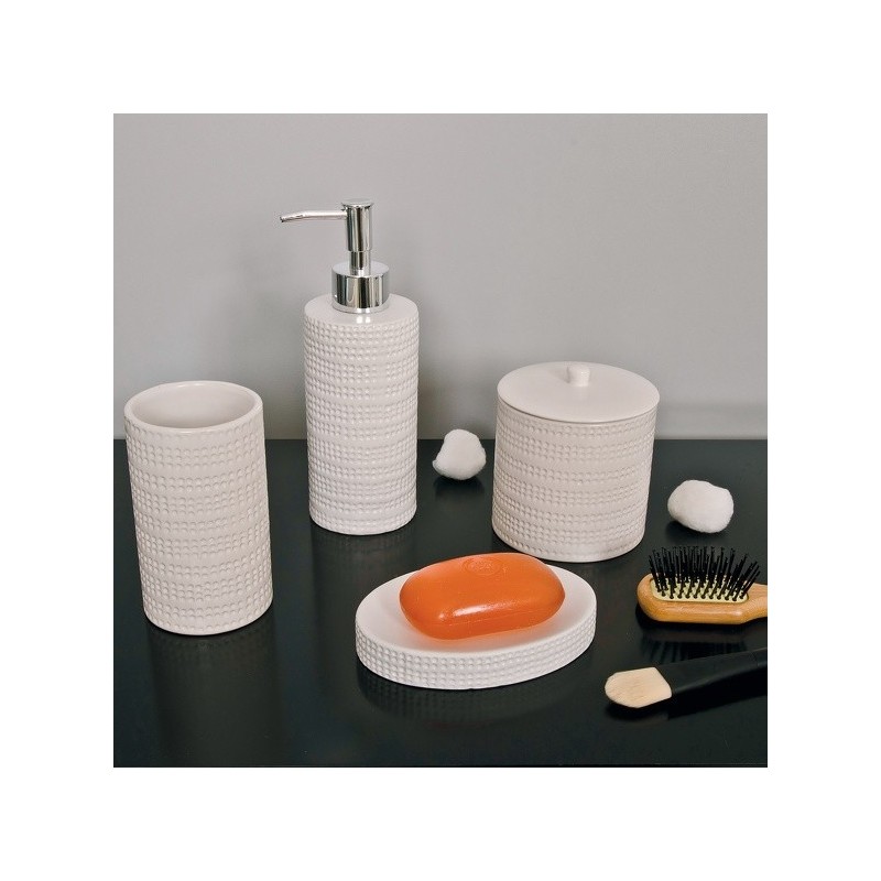 Spirella Porte savon Céramique VENISE Blanc Spirella