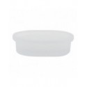 Spirella Porte savon Verre YOKO MISTY Blanc