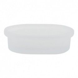 Porte savon Verre YOKO MISTY Blanc Spirella Spirella
