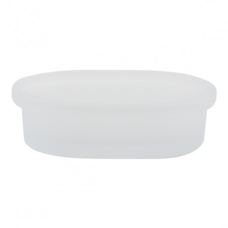 Porte savon Verre YOKO MISTY Blanc Spirella Spirella