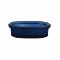 Porte savon Verre YOKO Bleu Foncé Spirella Spirella