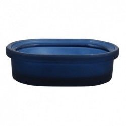 Porte savon Verre YOKO Bleu Foncé Spirella Spirella