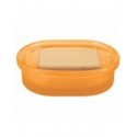 Porte savon Verre YOKO MISTY Jaune Spirella Spirella