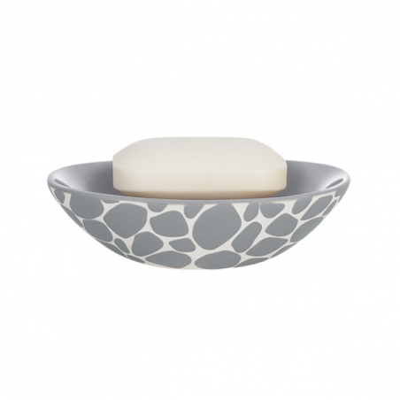 Porte savon Céramique DARWIN PEBBLE Gris Spirella Spirella