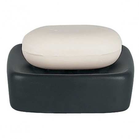 Porte savon Céramique RETRO Noir Spirella Spirella