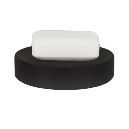 Spirella Porte savon Céramique TUB MATT Noir Mat Spirella