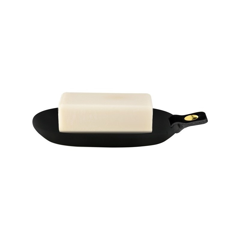 Spirella Porte savon Polyrésine LIO Noir Spirella