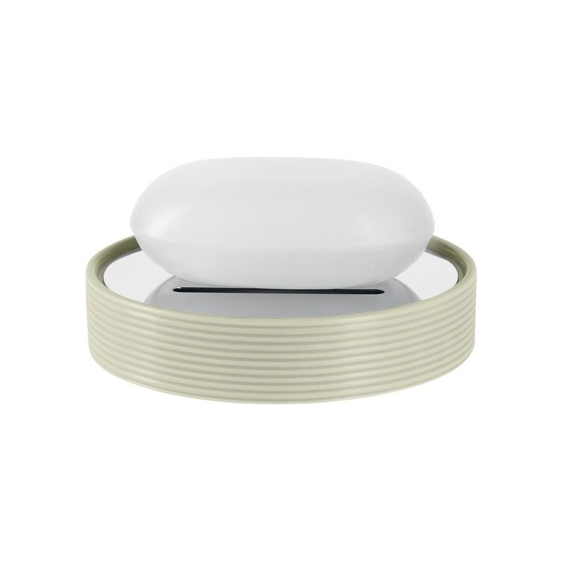 spirella Porte savon Céramique TUBE RIBBED Beige Spirella